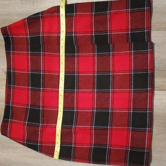 Talbots Wrap Skirt Women Size 4P Red - Picture 7 of 8